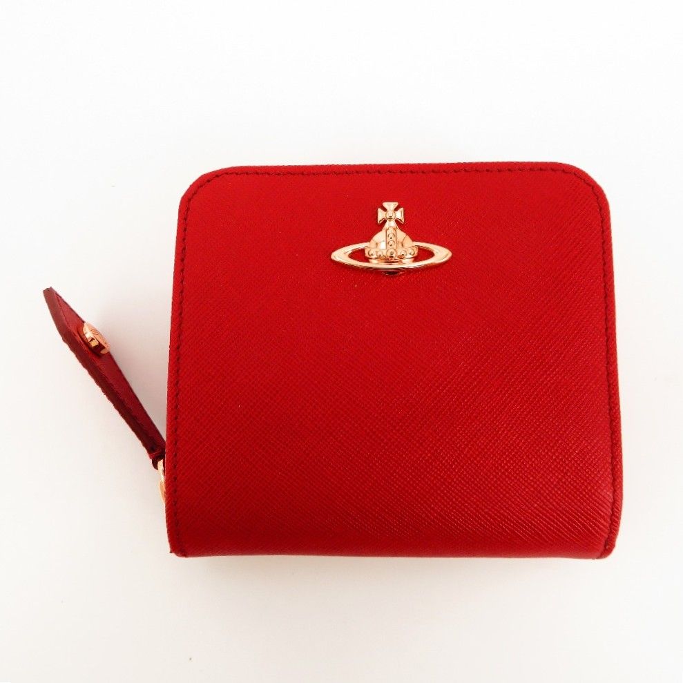 Vivienne Westwood ヴィヴィアン ウエストウッド 二つ折り財布 Vivienne Westwood 2つ折り財布 MEDIUM ZIP WALLET レッド