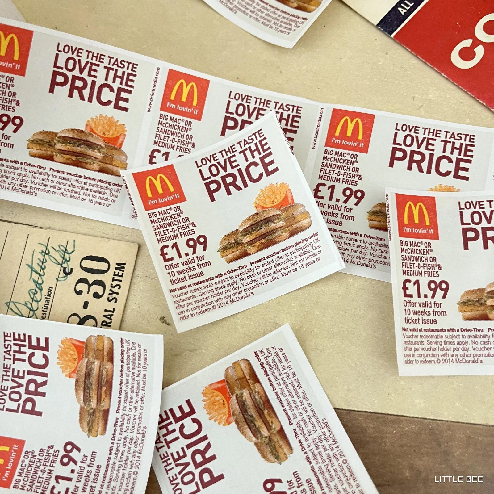 McDonald's クーポン ロールチケット McDonald's クーポン ロールチケット マクドナルドの広告チケットでお