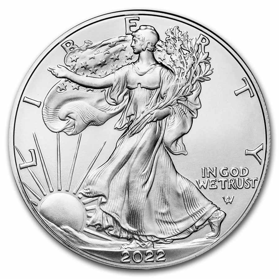 貨幣 アメリカ「イーグル・ウオーキング リバティ」純銀 1オンス 銀貨