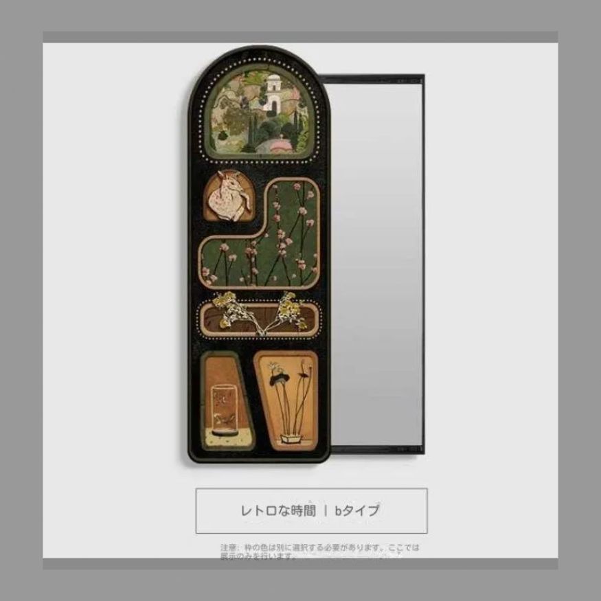 全身鏡隠し式姿見隠し装飾画埋蔵式玄関鏡壁掛け画