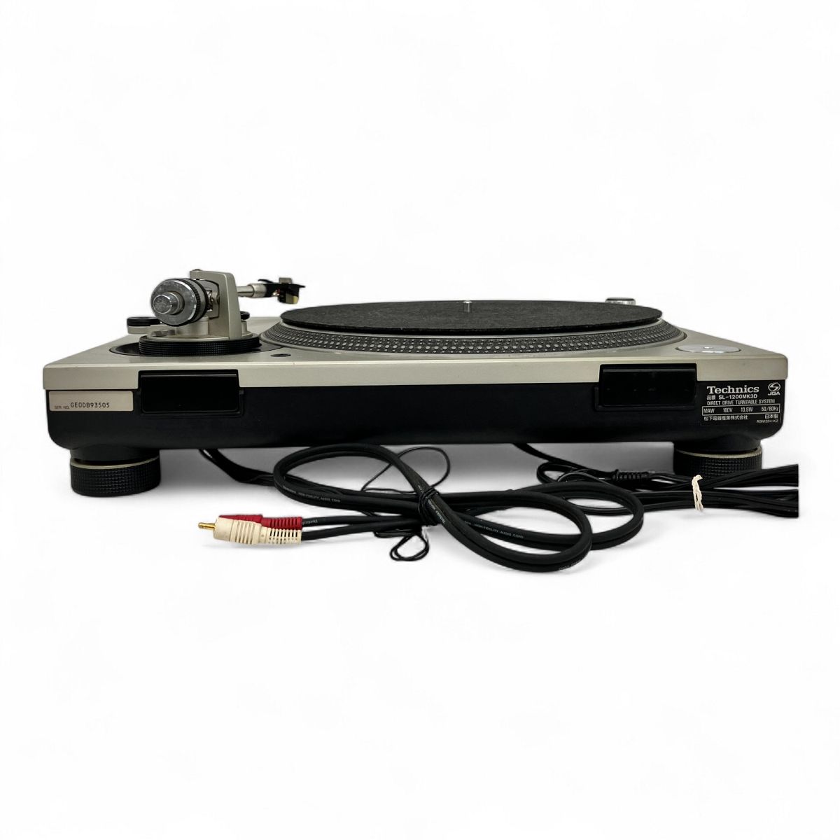Technics SL-1200MK3D テクニクス ターンテーブル レコード Technics SL-1200MK3Dの仕様 テクニクス