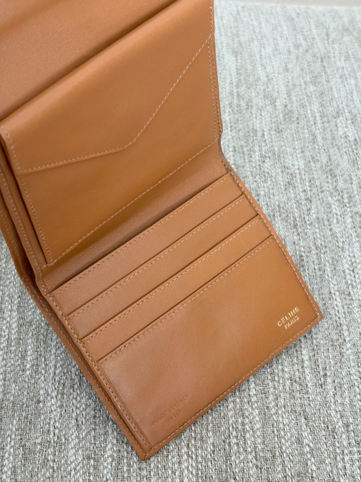 極美品】CELINE Vintage Triomphe Short Wallet セリーヌ
