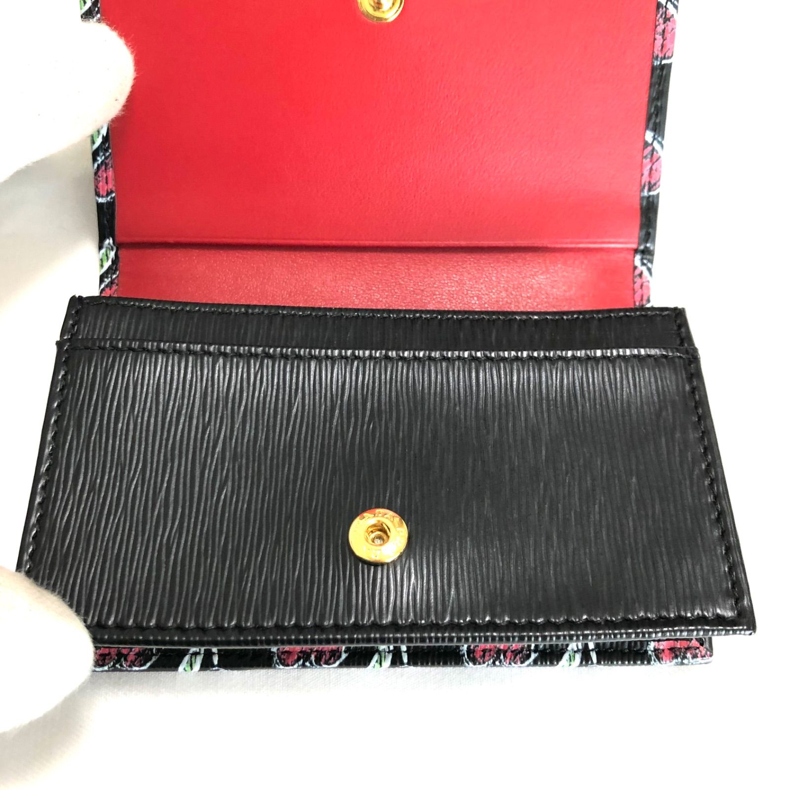 ⭐超美品⭐PRADA ハートチューリップ 名刺入れ カードケース  