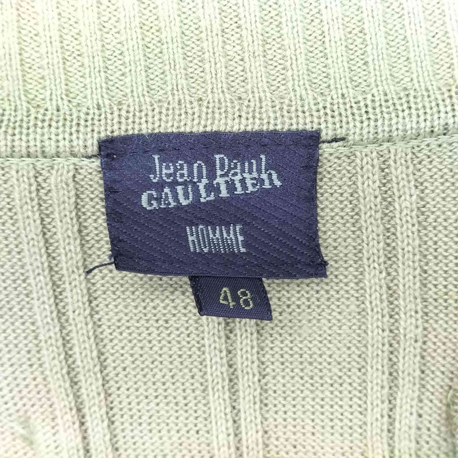 90s　Jean Paul GAULTIER　襟付き半袖カーディガン48　Y2K 90s Jean Paul GAULTIER 襟付き半袖カーディガン48 Y2K