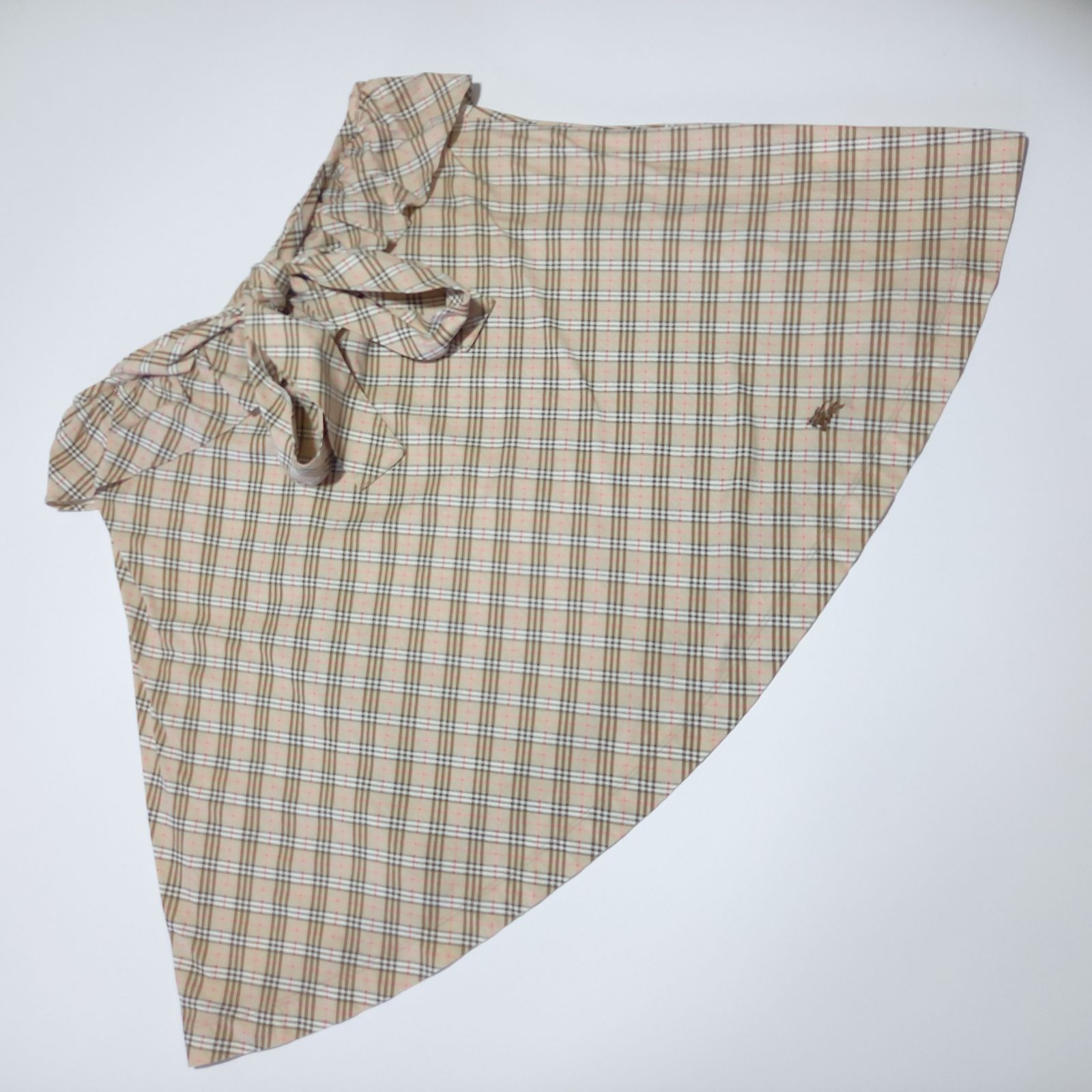 バーバリー ブルーレーベル ノバチェック スカート ベージュ 38サイズ