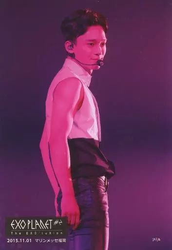 【公式】EXO チェン 生写真 公式】EXO チェン 生写真 EXO Chanyeol Gives Thanks to Fans on