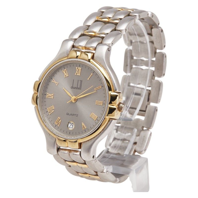 ダンヒル ゴールド ステンレススチール メッキ レディース Dunhill【1  