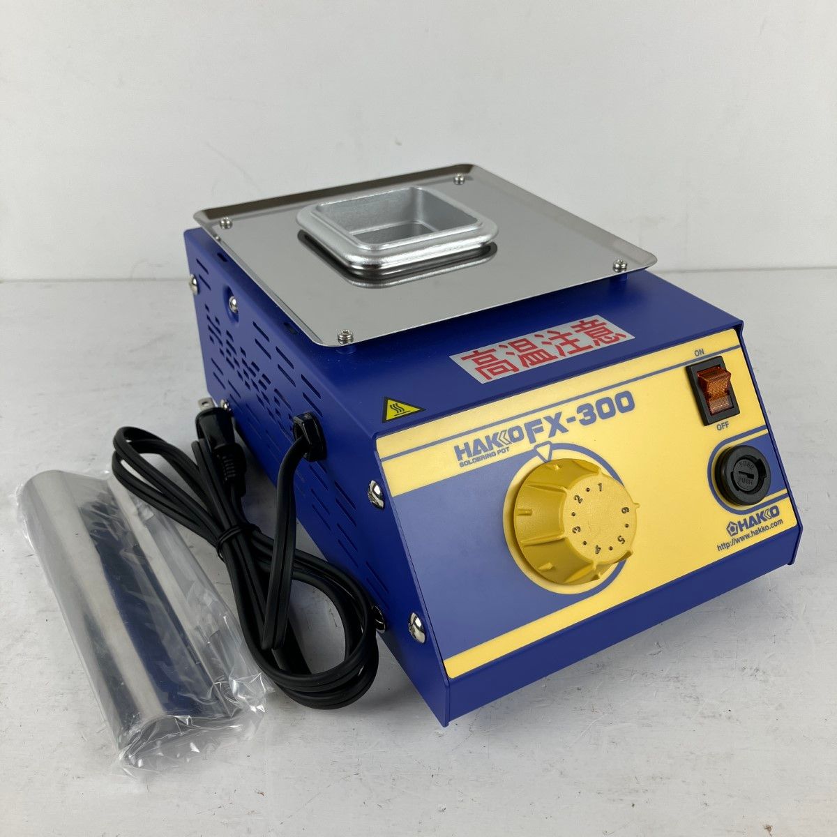 ЗЗHAKKO 100v 鉛フリー対応 はんだ槽 FX-300 ブルーｘイエロー