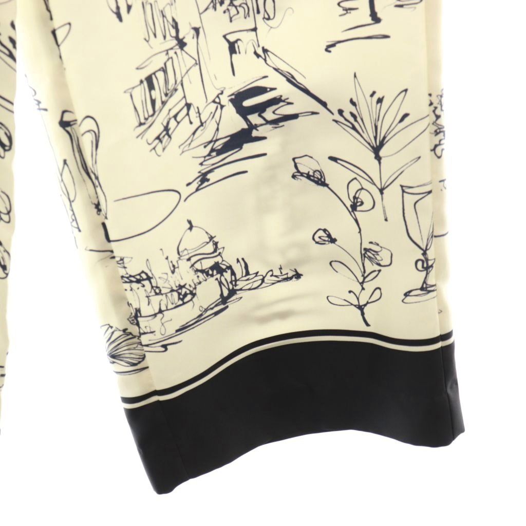 24SS ベネチアプリント ストレートパンツ TOMORROWLAND collection