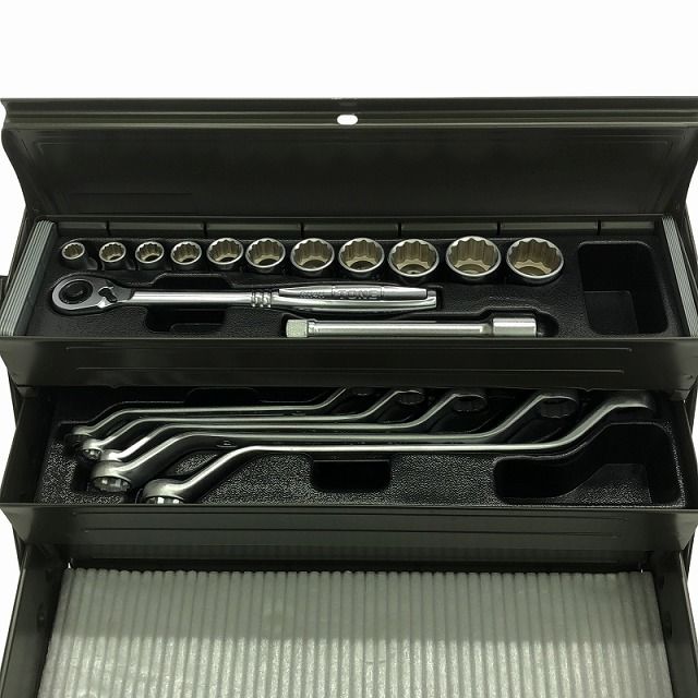 ☆極美品☆TONE トネ 12.7sq ハンドツールセット TSS4110D オリーブ 