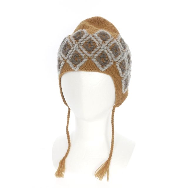 チルドレンオブディスコーダンス children of the discordance 5G HAND EMBROIDERY NATIVE KNIT CAP ニットキャップ 帽子 ONE ブラウン 茶 COTDKN-008