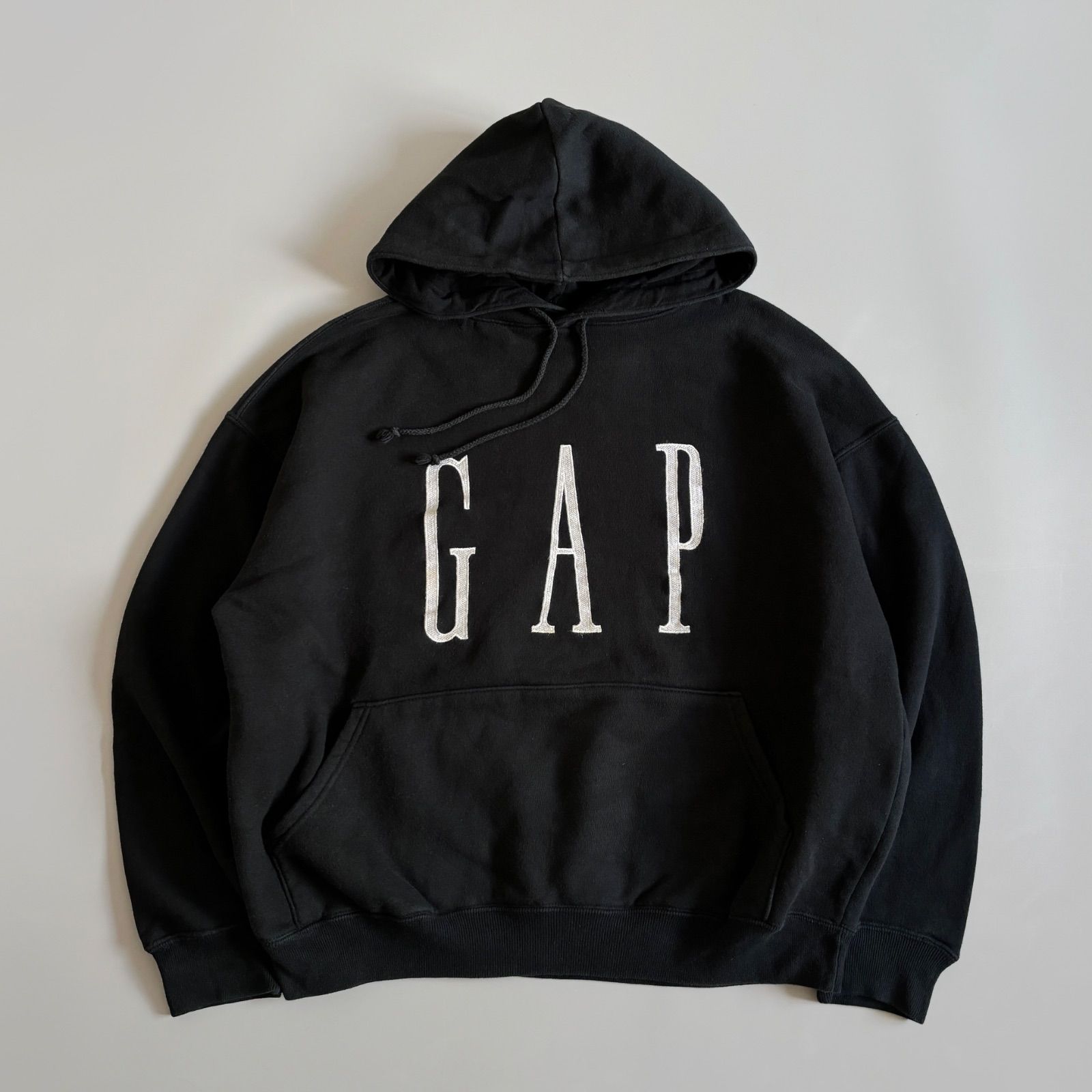 90s~ Old GAP オールドギャップ デカロゴ刺繍 プルオーバー スウェット