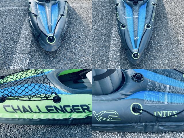 インテックス チャレンジャー K2 カヤック 2人用 INTEX CHALLENGER K2 空気入れ パドル 収納ケース セット 514314 OLIVEOS_COM_TR