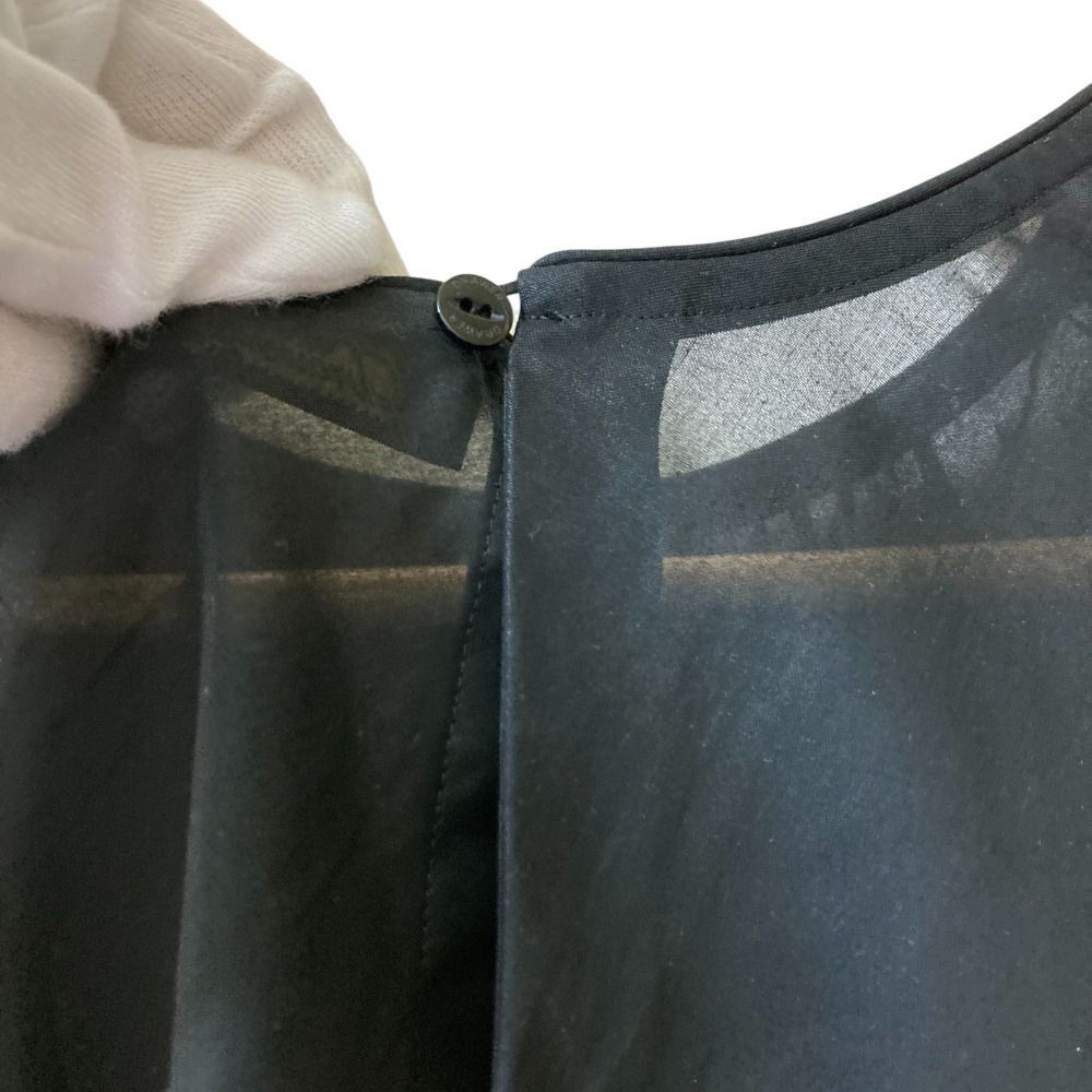 美品 Drawer ドゥロワー シアー コットン パフスリーブ ブラウス 6521