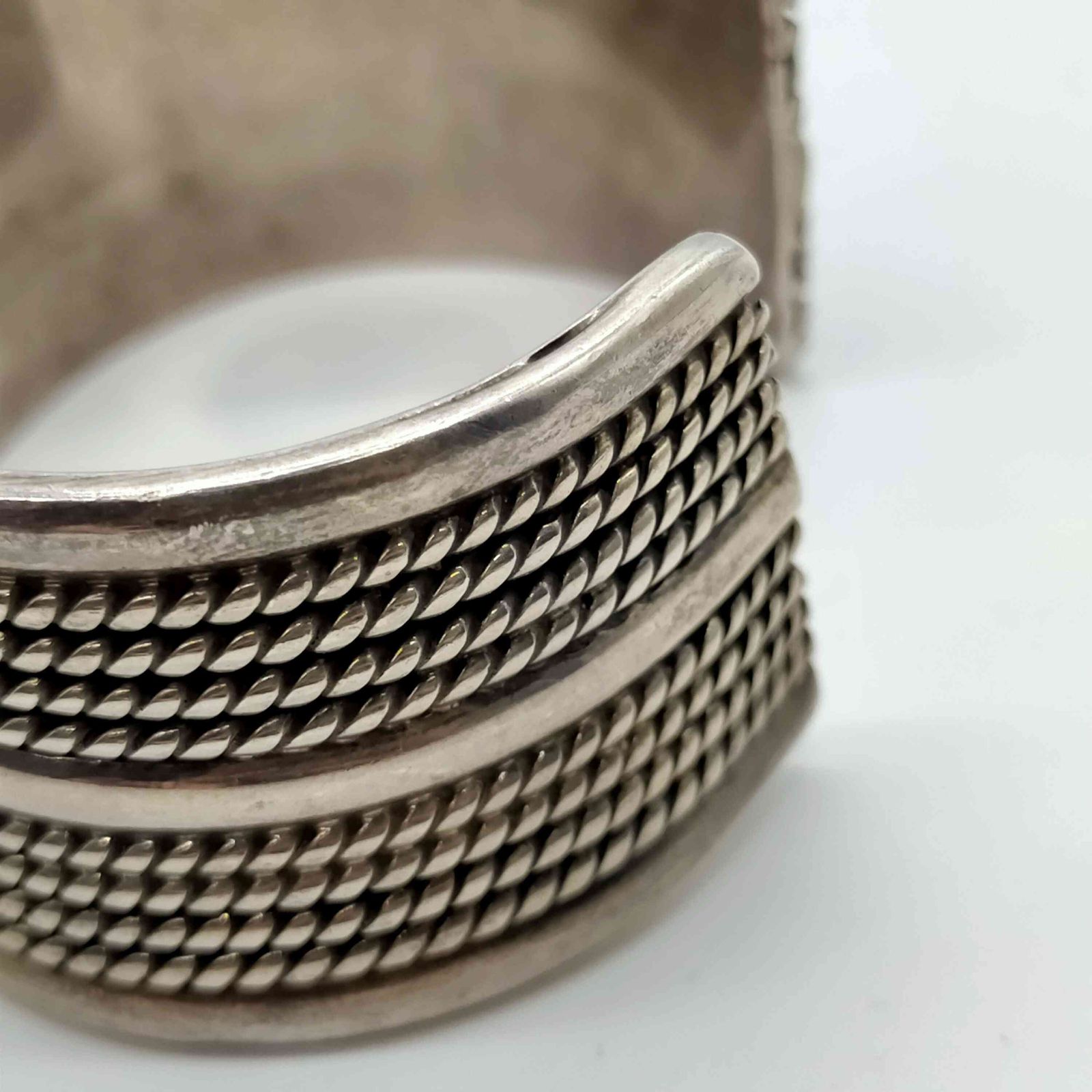 ユーズドフルギ 古着 Mexican Jewelry ホールマーク刻印 シルバー バングル メンズ 表記無 WWW_OLIVIERBERNSTEIN_COM