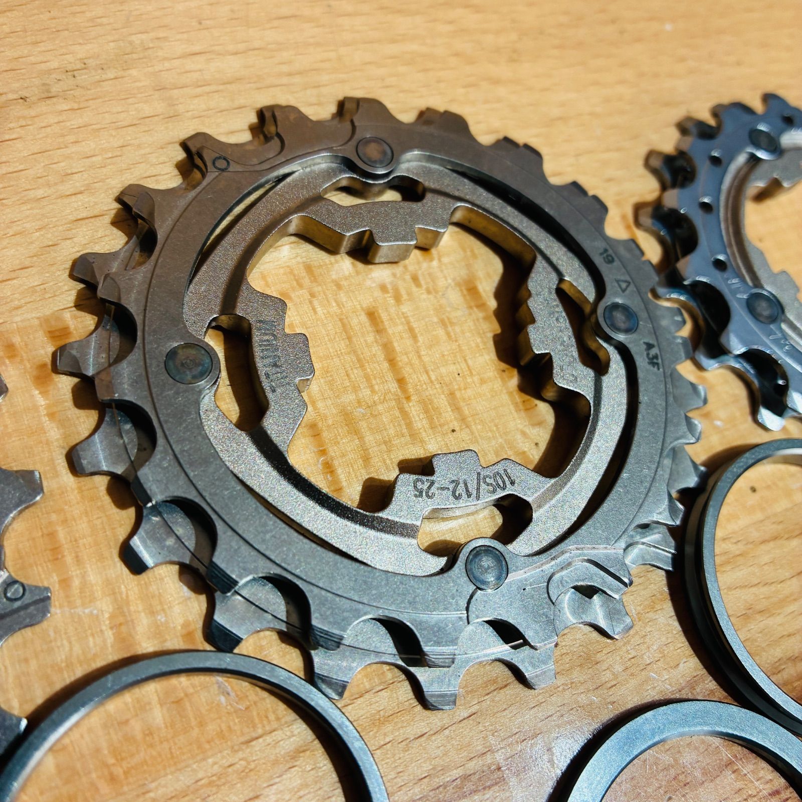 優待特典一覧 レコード カンパニョーロ 美品】 12-25T カセット 10s パーツ