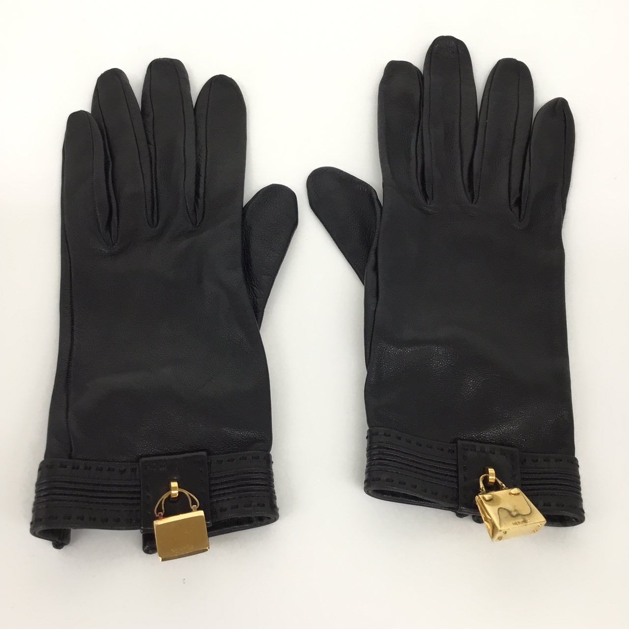 HERMES 未使用近い ケリー グローブ エトゥープ6ハーフ