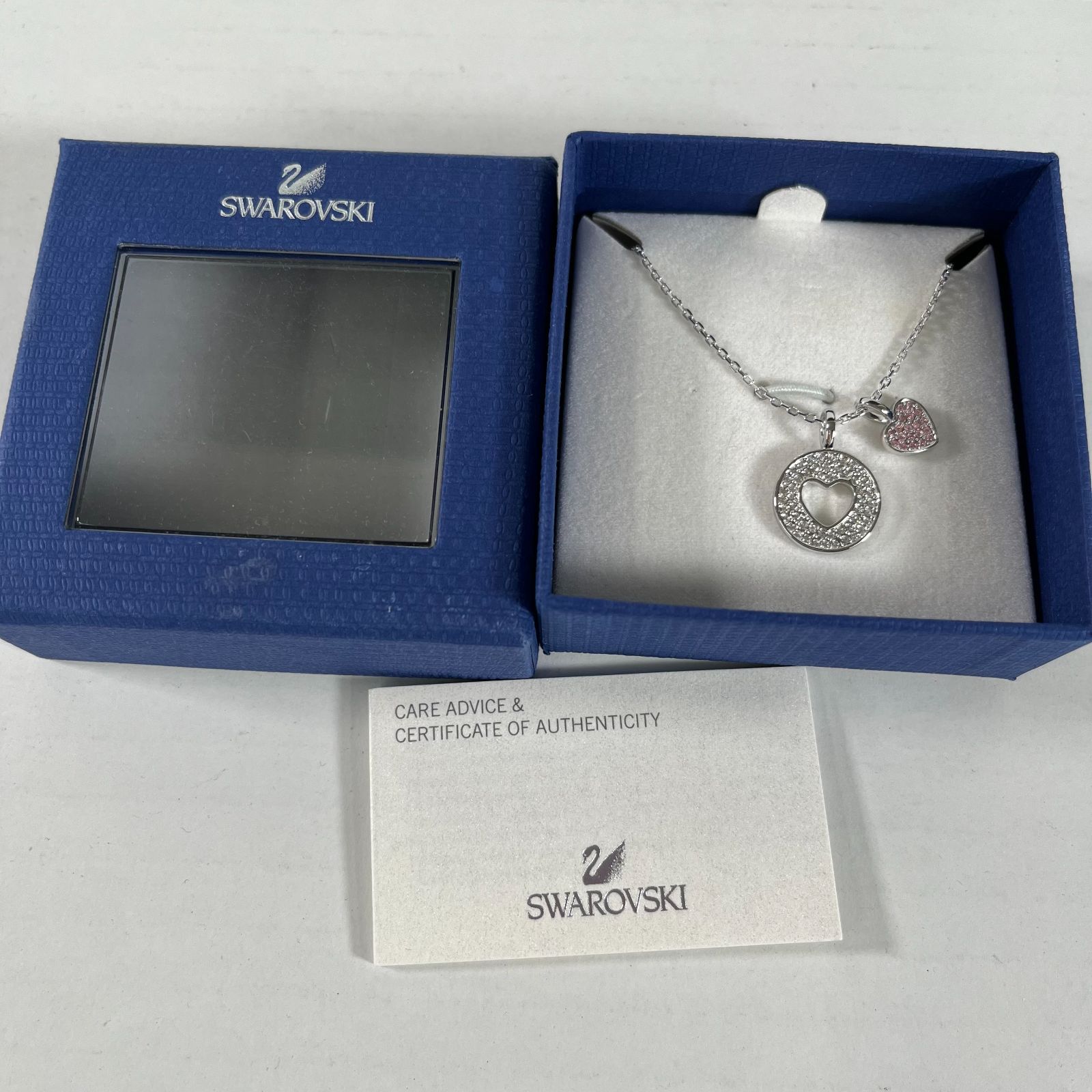 SWAROVSKI スワロフスキー ハートネックレス レディースアクセサリー