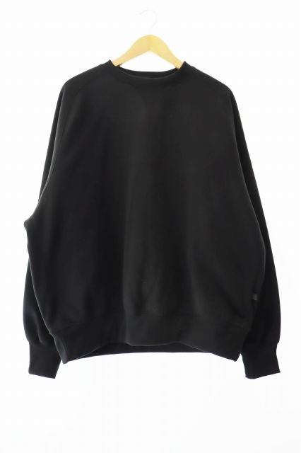 ダイワ ピアサーティナイン DAIWA PIER39 24AW TECH SWEAT CREW FREEDOM SLEEVE テック スウェット クルーネック フリーダム スリーブ トレーナー BE-51024W M 黒 ブラック AA 250309