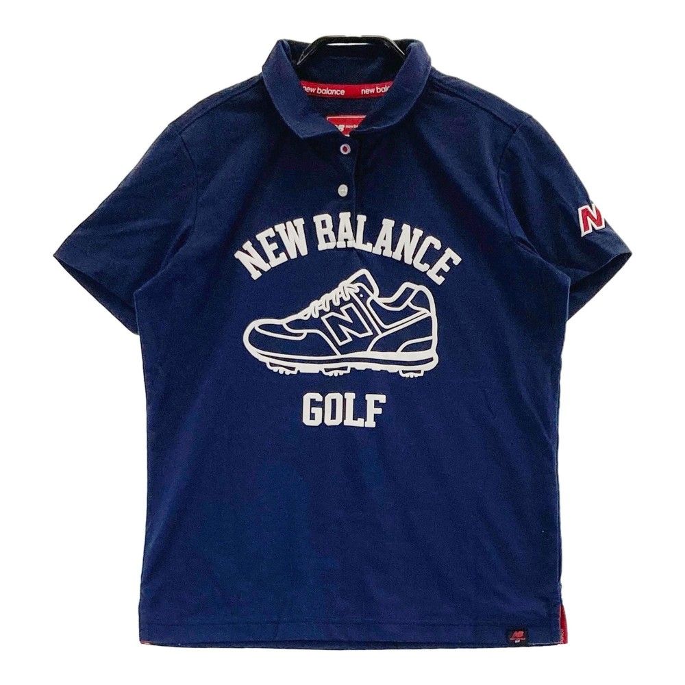 サイズ：1 NEW BALANCE GOLF ニューバランス  半袖ポロシャツ  ネイビー系 [240101343179]# ゴルフウェア レディース ストスト