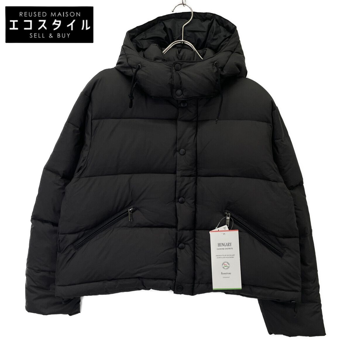 STAMMBAUM シュタンバウム L Appartement別注 22AW ﾌﾞﾗｯｸ 22010570003630 BASE-DWB01 OLMETEX SHORT DOWN JACKET 999