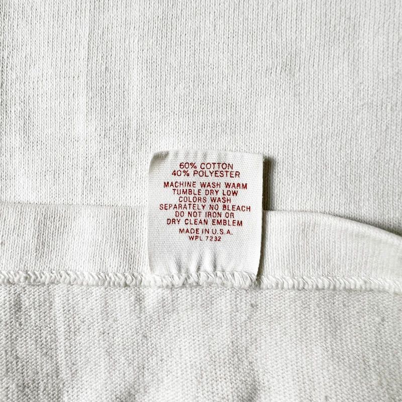 70s 金タグ USA製 RUSSELL 2段 カレッジ イーグル プリント