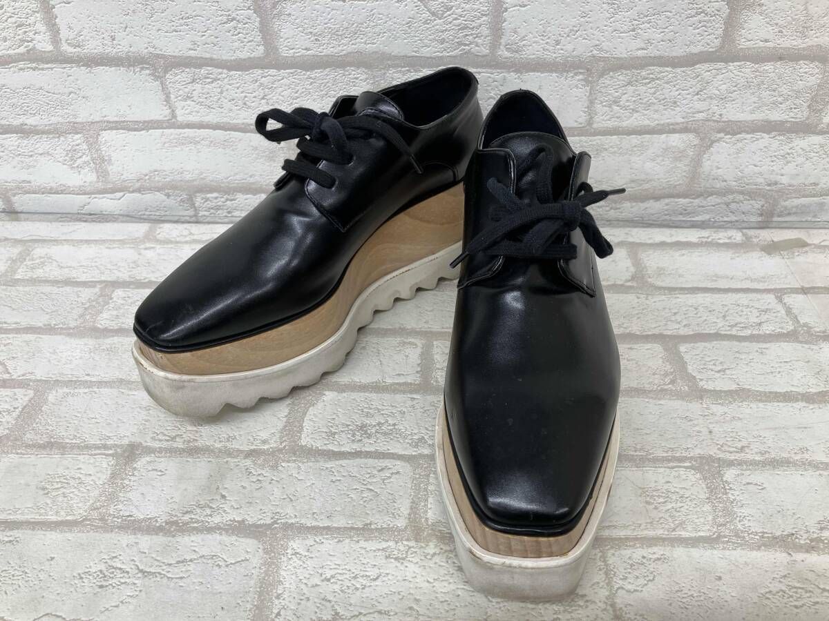 STELLA McCARTNEY ステラマッカートニー エリス 厚底 スニーカー パンプス ブラック レディース サイズ 36 1|2