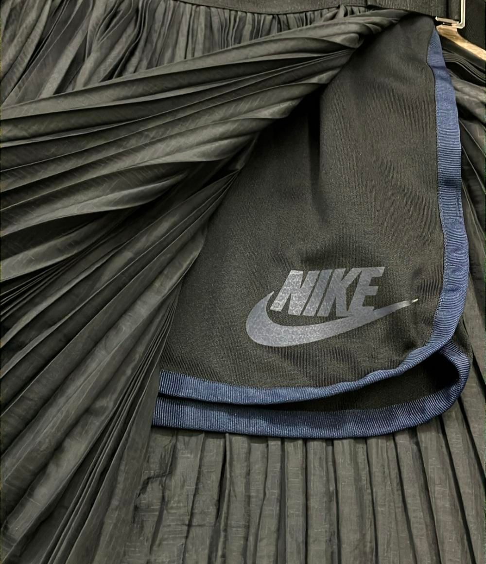 訳あり ナイキ プリーツラップスカート×Sacai コラボ レディース SIZE  