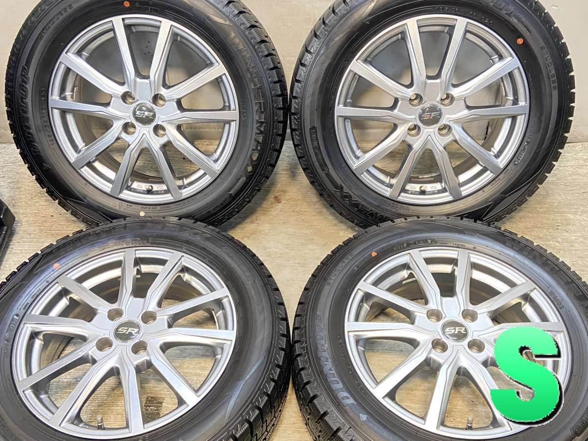 195|65R16 ダンロップ ウィンターマックス WM02 SR 16x6.0 40 100-4穴 タイヤ スタッドレスタイヤ ホイールセット 4本セット w16250929134