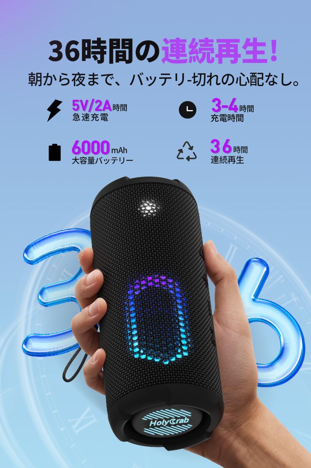 デュアル周波数分離ユニット｜10W高音＋30W低音 Bluetooth