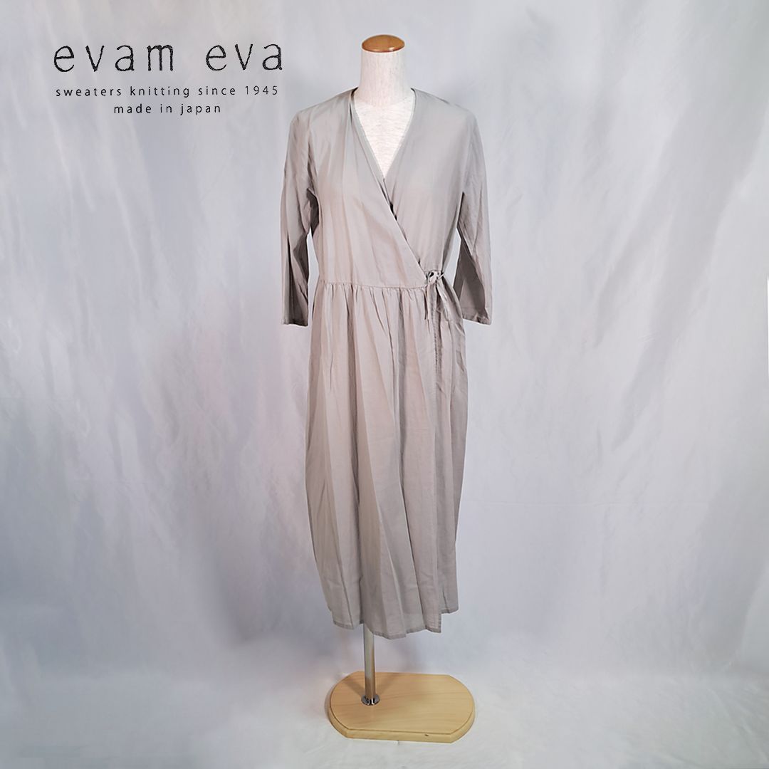 カシュクールギャザーローブ/evam eva/e191t195/未使用/Sale - メルカリ