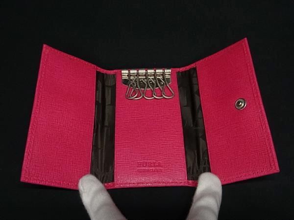 □美品□ FURLA フルラ レザー 5連 キーケース 鍵入れ