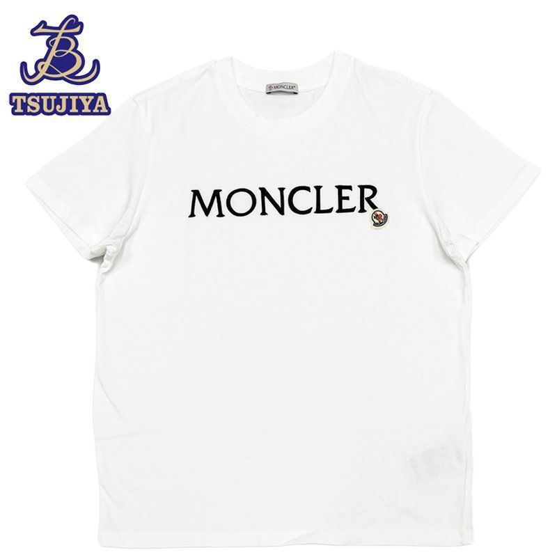 未使用 展示品☆MONCLER モンクレール 半袖Tシャツ 刺繍ロゴ
