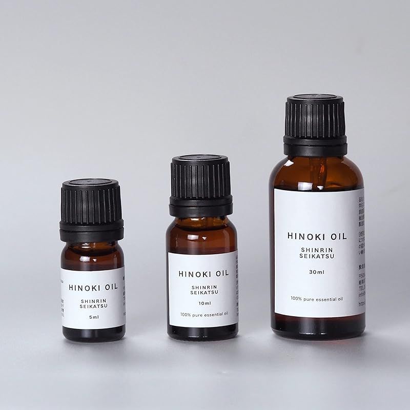 新品】 森林生活 ひのきオイル(木部) 5ml 東濃ひのきの木部から