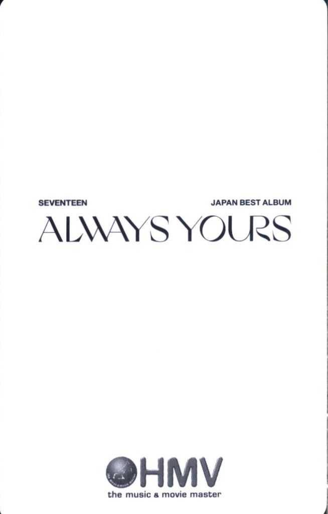 seventeen always yours hmv ラキドロ ジョンハン SEVENTEEN JAPAN