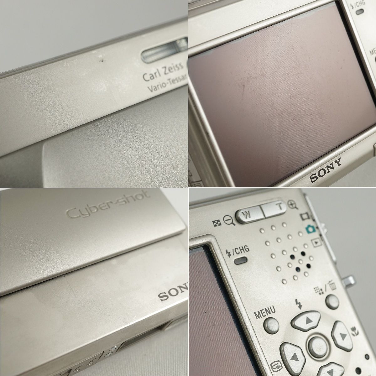 SONY - SONY Cyber-Shot DSC-T1 デジタルカメラ USED品 本体+バッテリー 510万画素 光学3倍ズーム カールツァイスレンズ コンデジ 完動品 CE4293 SONY Cyber-Shot DSC-T1 デジタルカメラ USED品 本体+バッテリー