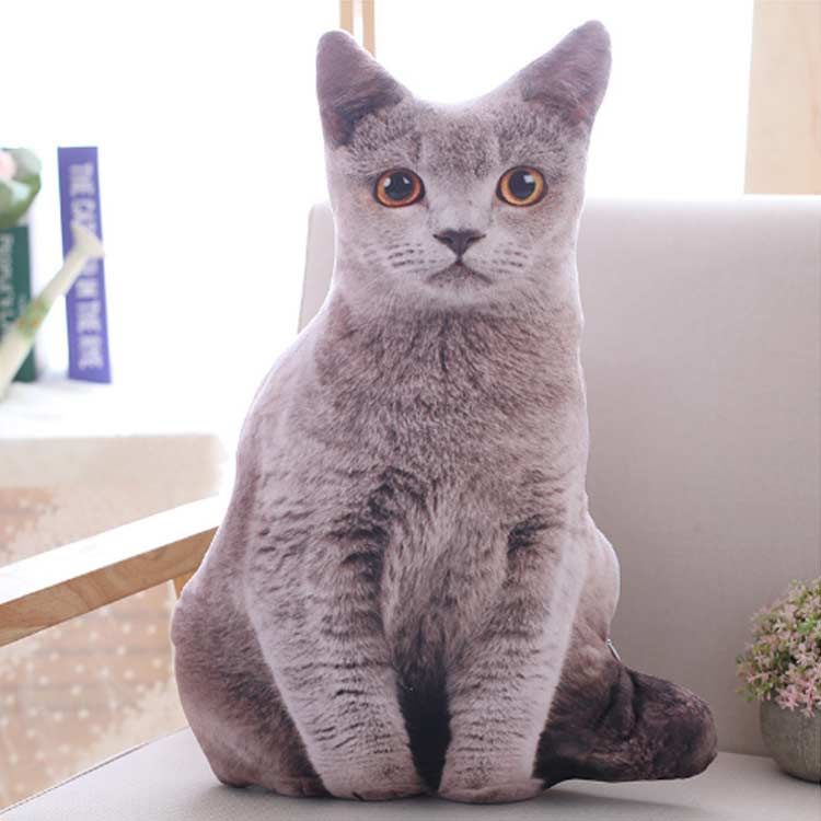 ねこ型クッション【抱き枕/ぬいぐるみ/猫/キャット/インテリア雑貨】 ねこ型クッション【抱き枕/ぬいぐるみ/猫/キャット/インテリア