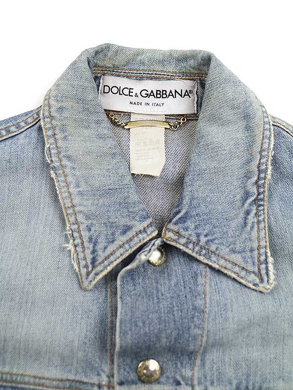 DOLCE&GABBANA ドルチェ＆ガッバーナ 2001AW 白タグ ダメージ加工