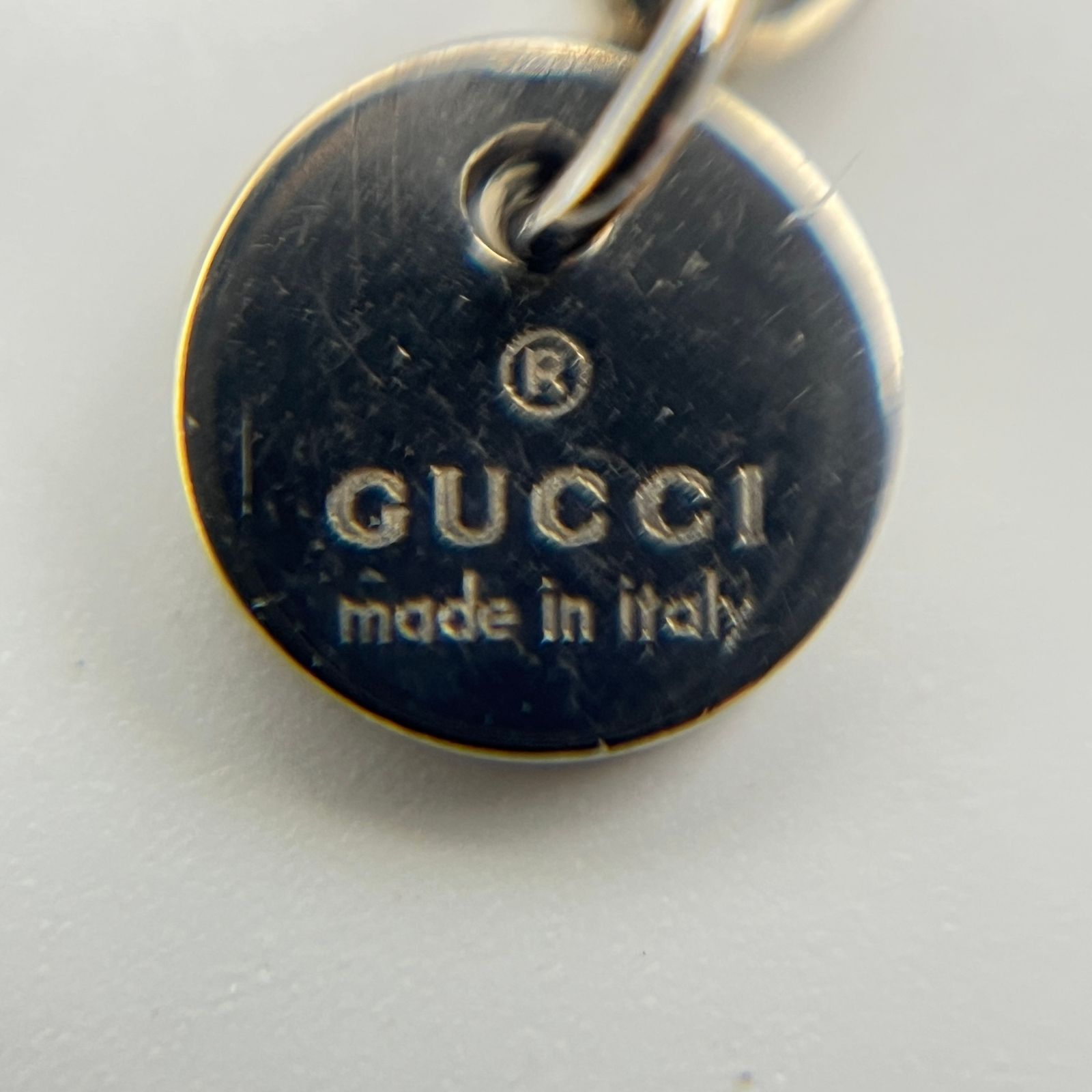 GUCCI タイガーモチーフ シルバーネックレス メンズ Blind for Love