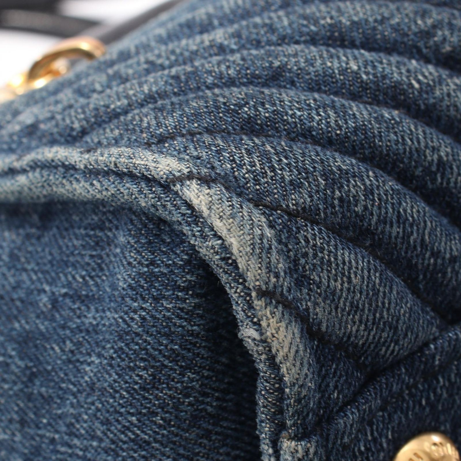 ミュウ ミュウ Miu Miu ハンドバッグ DENIM BIKER デニムバイカー 
