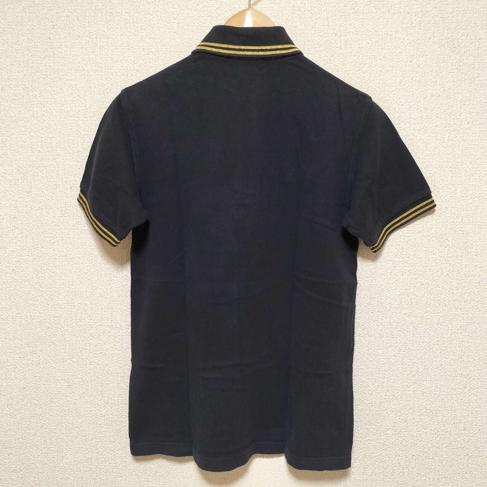 希少☆00s FRED PERRY FZ1103 ポロシャツ 半袖 鹿の子 刺繍ロゴ