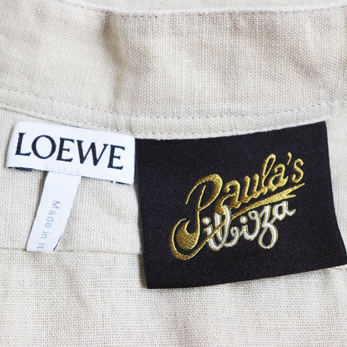 Loewe（ロエベ）Paulas Ibiza リネン ロングシャツ 未使用 gruporio.net