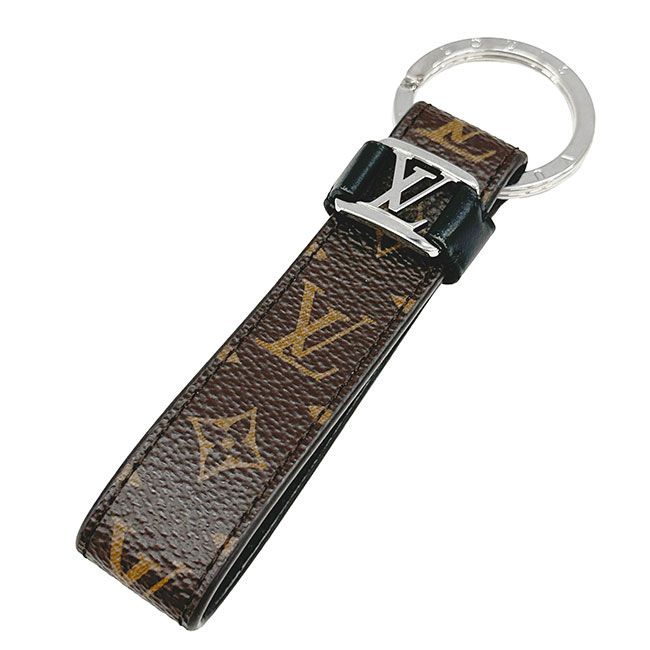 ルイ ヴィトン LOUIS VUITTON キーホルダー メンズ ブランド モノグラムキャンバス キーホルダー LVドラゴンヌ ブラウン シルバー金具 M62709 キーリング おしゃれ ロゴ 大人