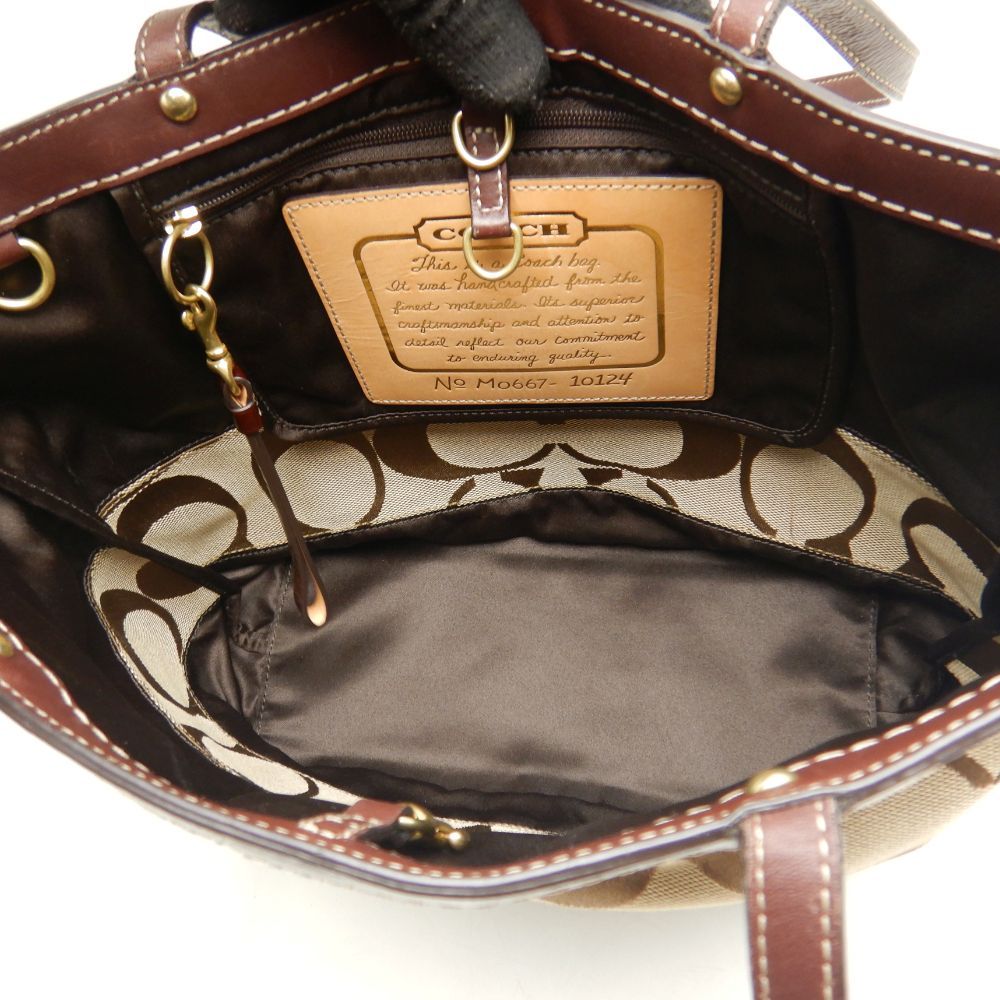COACH コーチ 10124 トートバッグ シグネチャー キャンバスx