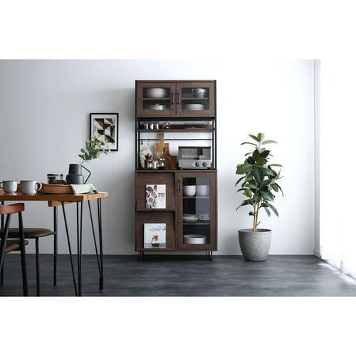 【送料無料】【幅80cm】オープン棚 キッチン収納 ガラス扉 レンジ 送料無料】【幅80cm】オープン棚 キッチン収納 ガラス扉 レンジ 【公式