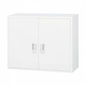 豊國工業 32型両開き A4上置き書庫 A4-32H CN-85色 ホワイトグレー