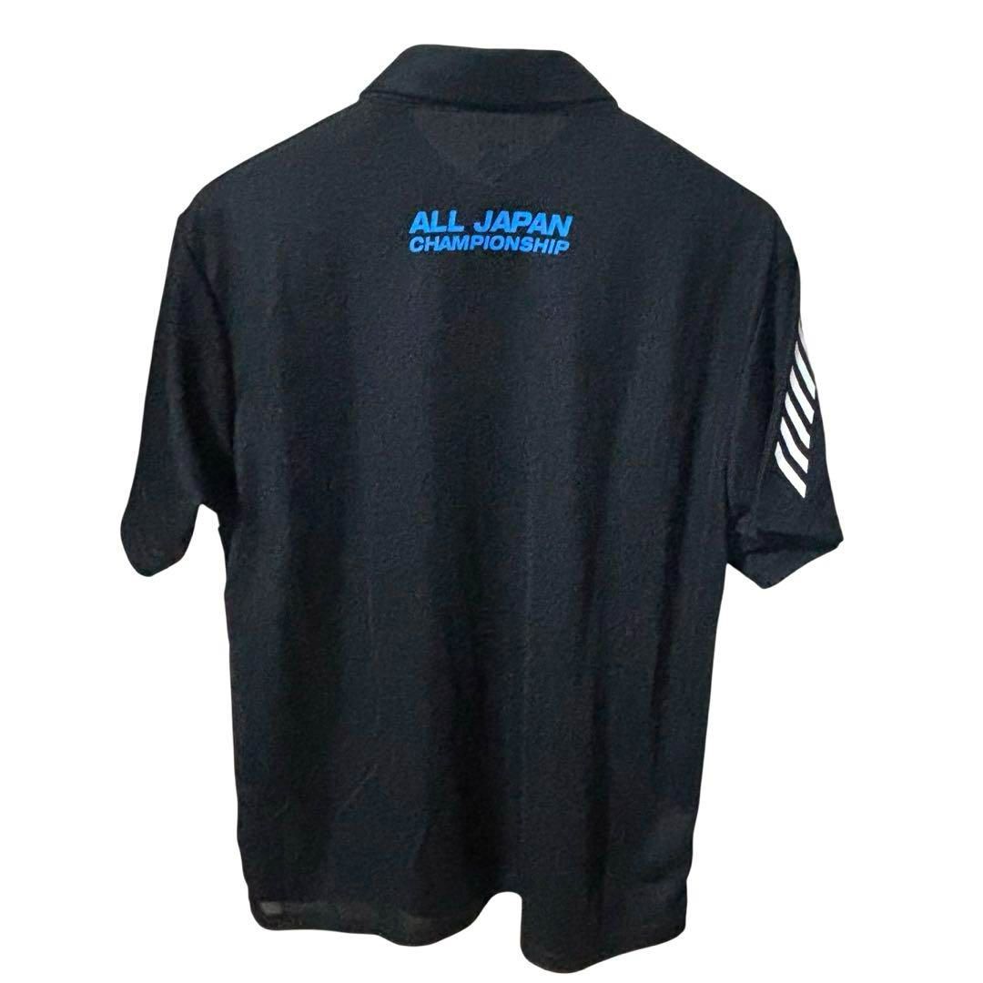 DESCENTE デサント ポロシャツ O(XL)サイズ DESCENTE ブラック ポロシャツ size o デサント - メルカリ