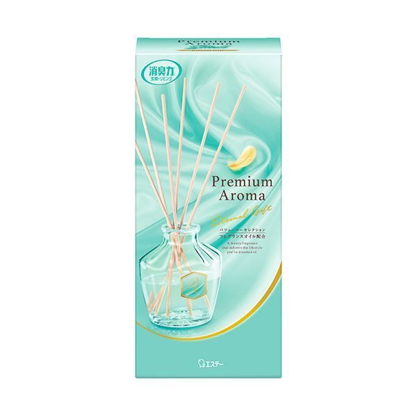 （まとめ） エステー玄関・リビング用 消臭力 Premium Aroma Stick エターナルギフト 本体 50mL 1個 【×10セット】