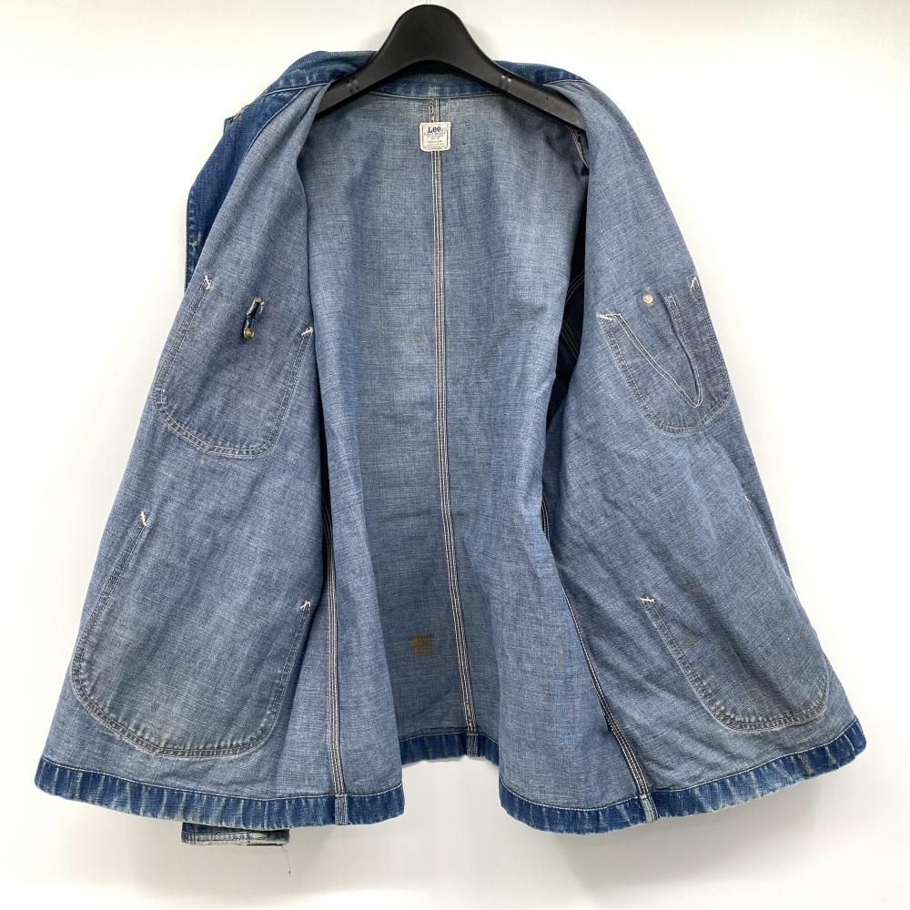 中古】70s Lee 91-J カバーオール サイズ表記なし インディゴ