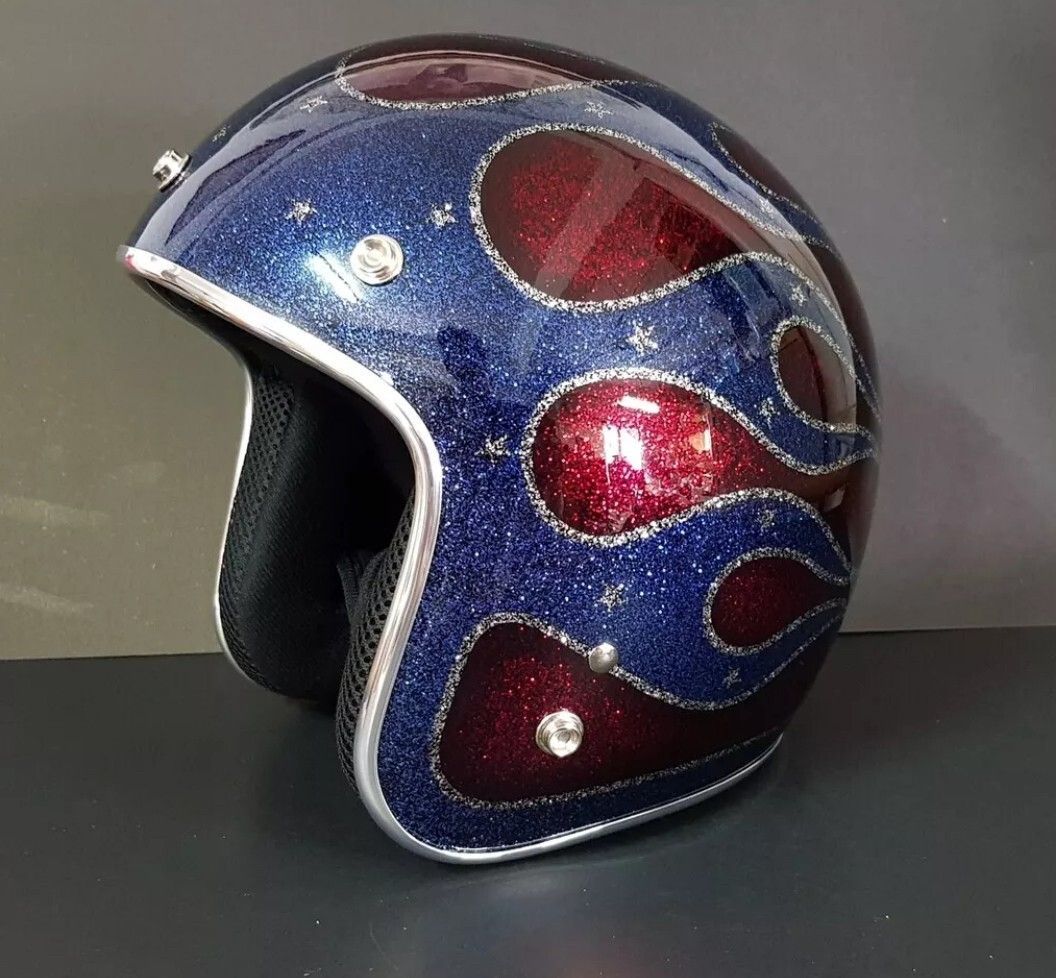 ヴィンテージ スタイル ヘルメット フレイムス BELL BUCO